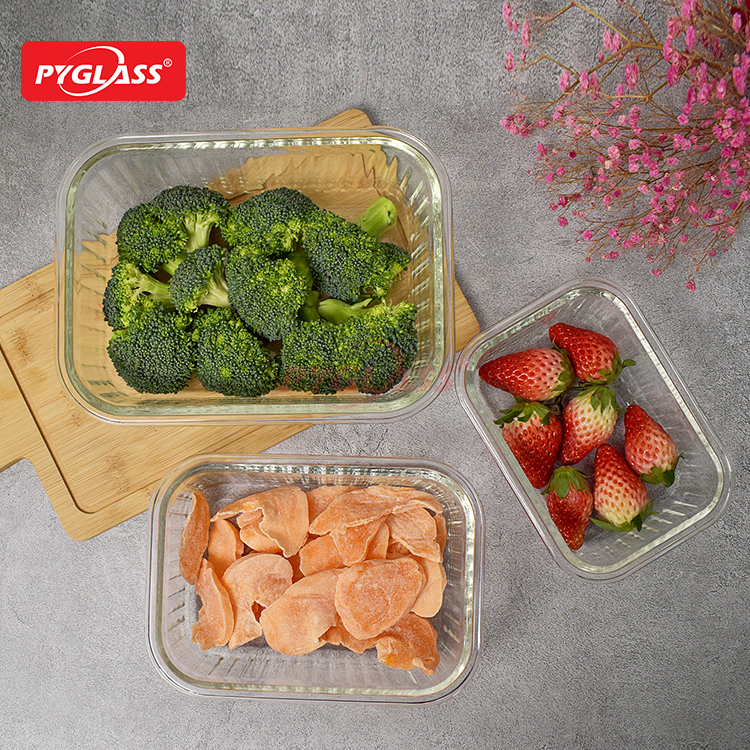 New Design Glass Bento Box Lunch Containers