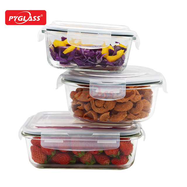 Glass Containers for Food Storage with BPA Free Lids