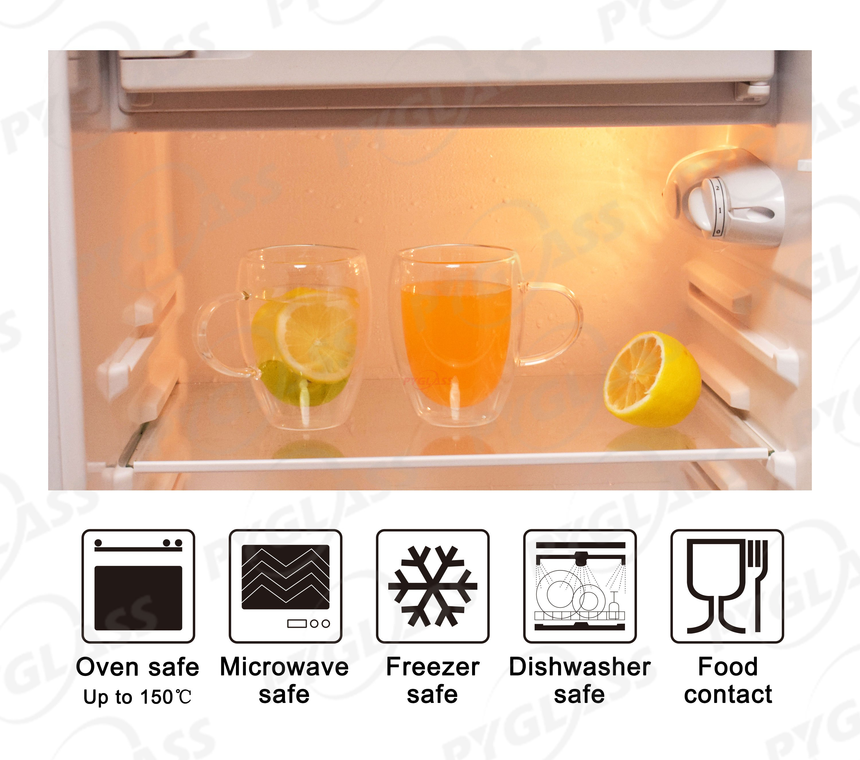 Clear Glass Double Wall Coffee Cups -Use and Care