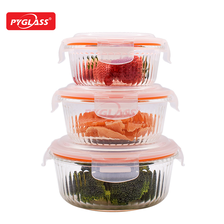 New Design Prep Naturals Glass Meal Prep Containers