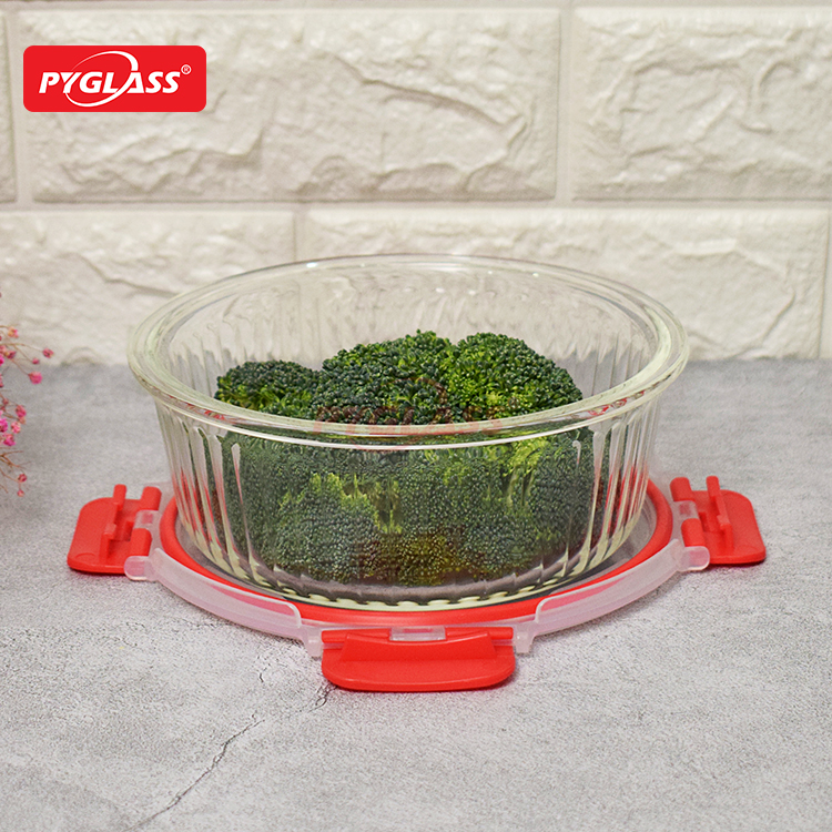 Glass Meal Prep Containers with Snap Locking Lids Glass Food Containers