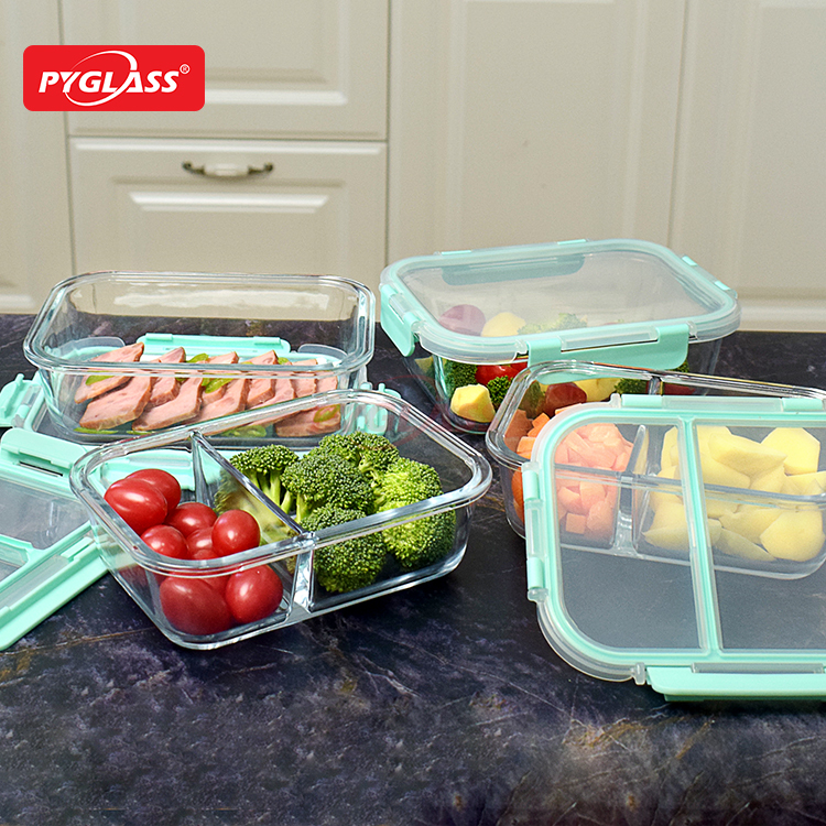 High Borosilicate Glass Meal Prep Containers