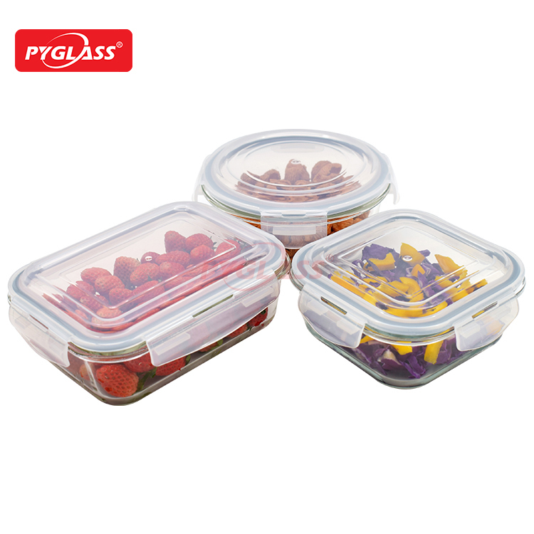 Glass Containers for Food Storage with BPA Free Lids