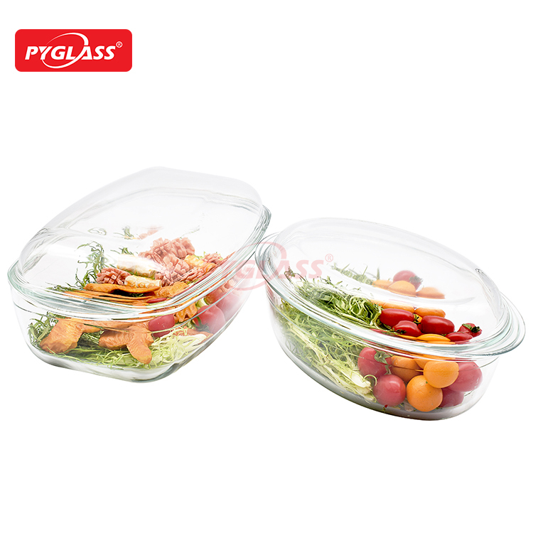Large Glass Casserole Dish With Lid