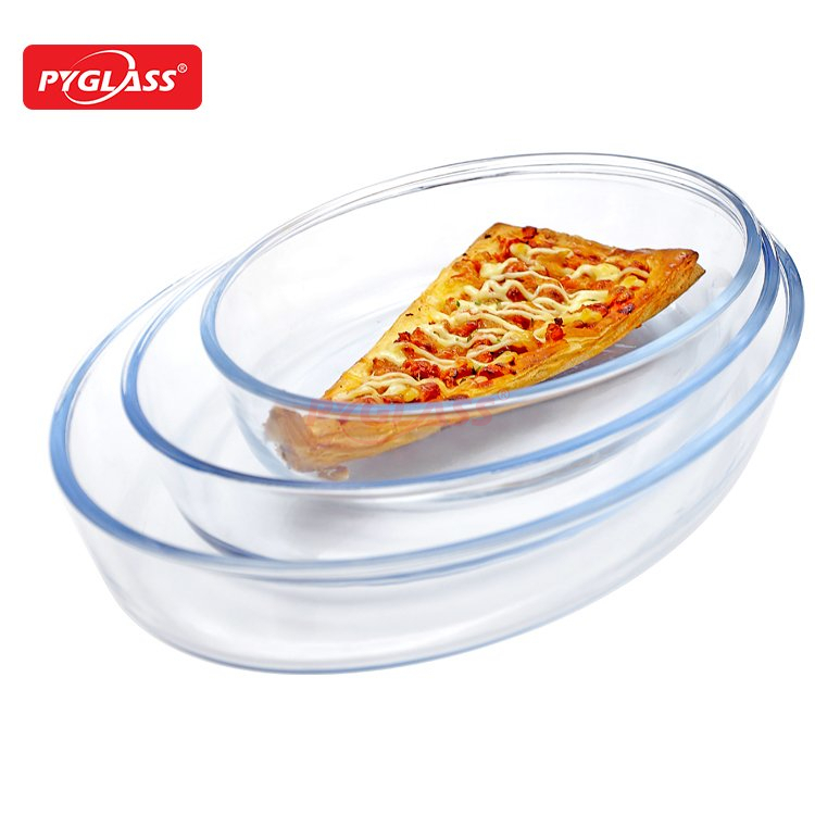 Different Size Oval Glass Baking Dish