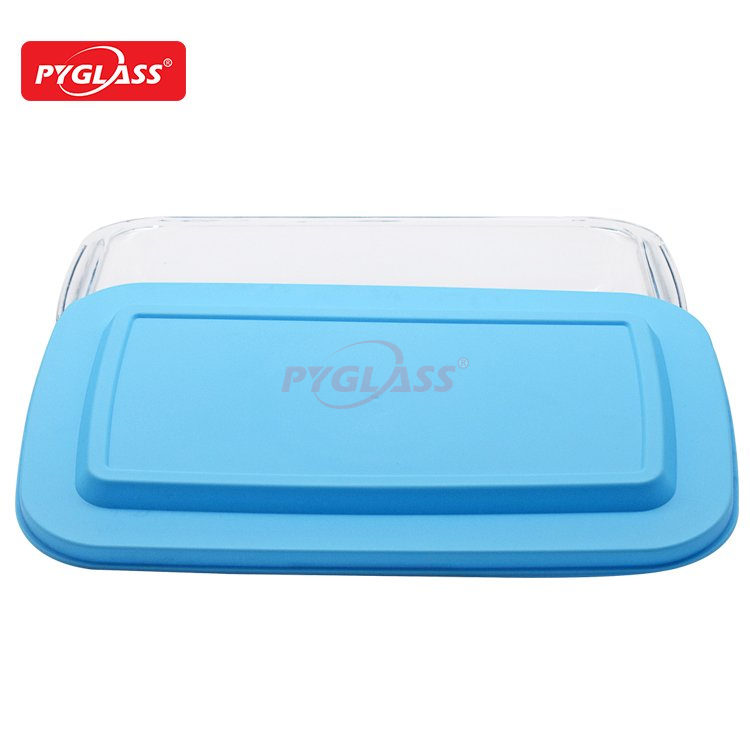 Rectangular Glass Bakeware Set with BPA Free Lids