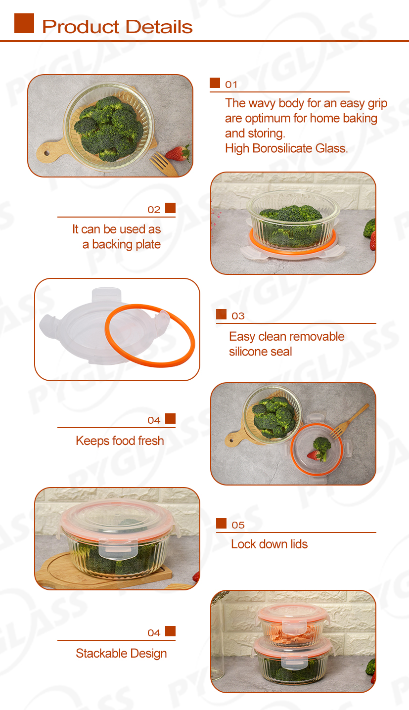 New Design Food Prep Containers with Lids Meal Prep -Product Overviews