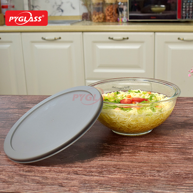 Stackable Clear Glass Serving Bowls