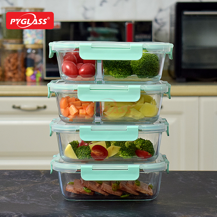 High Borosilicate Glass Meal Prep Containers