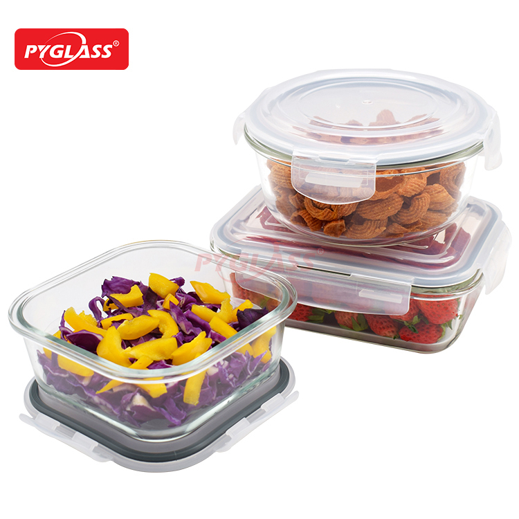 Glass Containers for Food Storage with BPA Free Lids