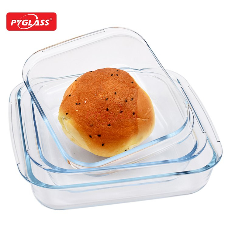 Different Size Square Glass Baking Dish