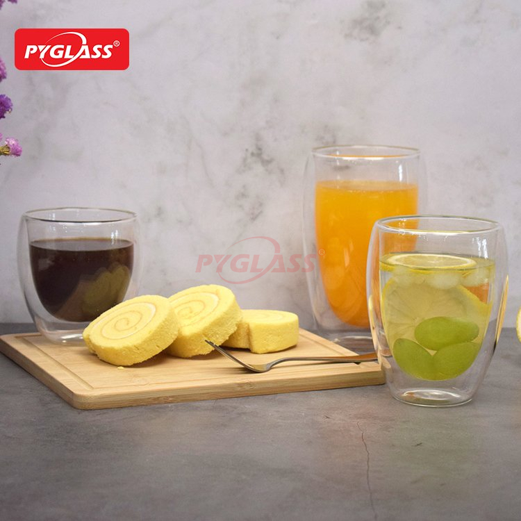 Glass Double Wall Insulated Cups