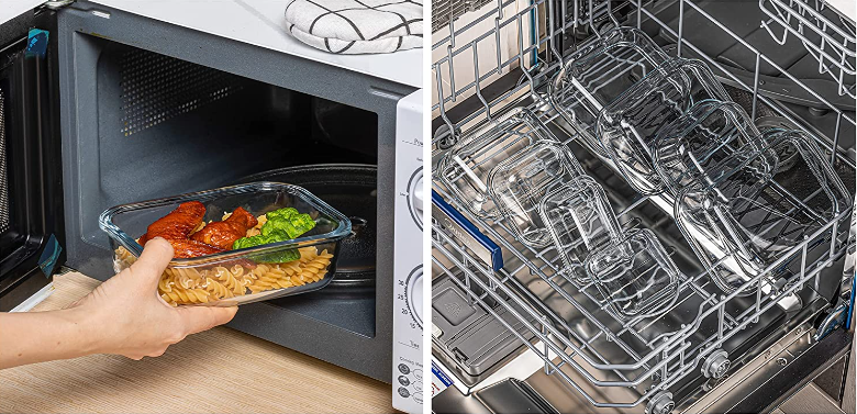 Microwave dishwasher