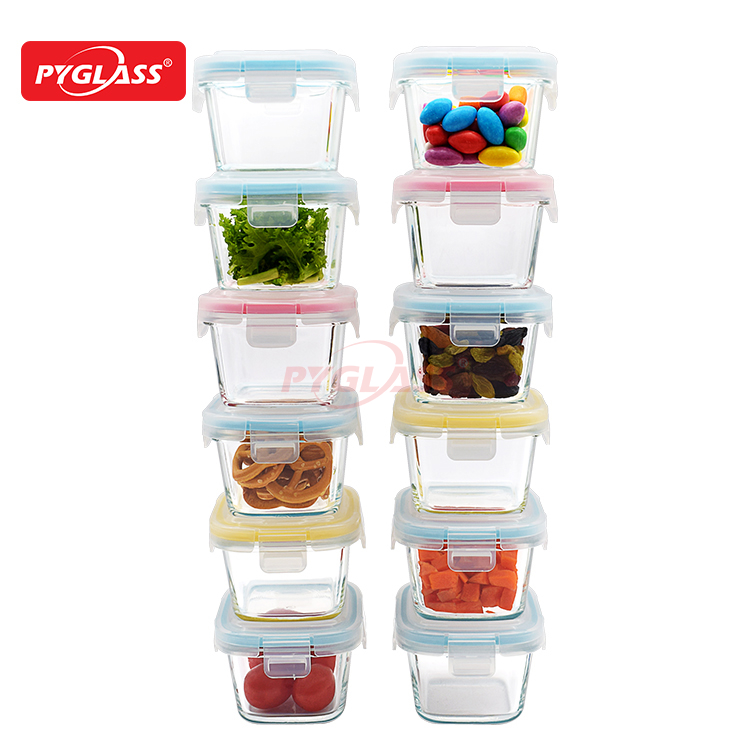 Glass Baby Food Storage Containers with Lids