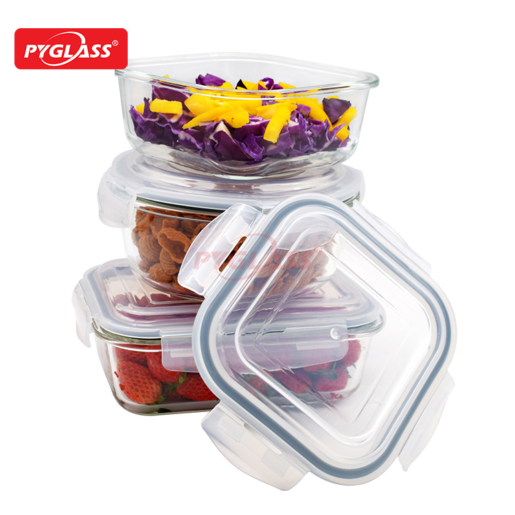 Glass Containers for Food Storage with BPA Free Lids