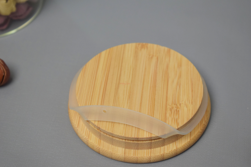 Glass Storage Jars with Airtight Bamboo Lid