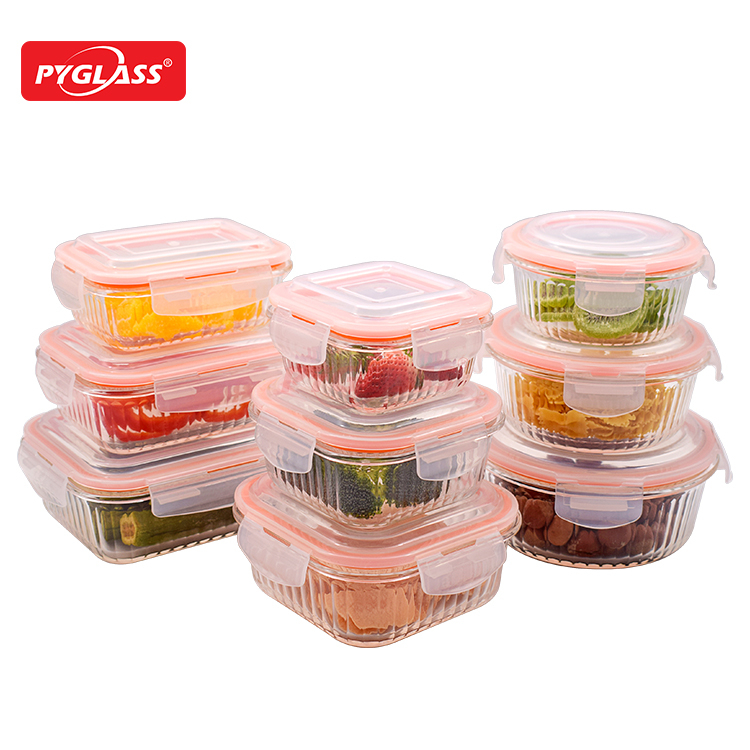 New Design Prep Naturals Glass Meal Prep Containers