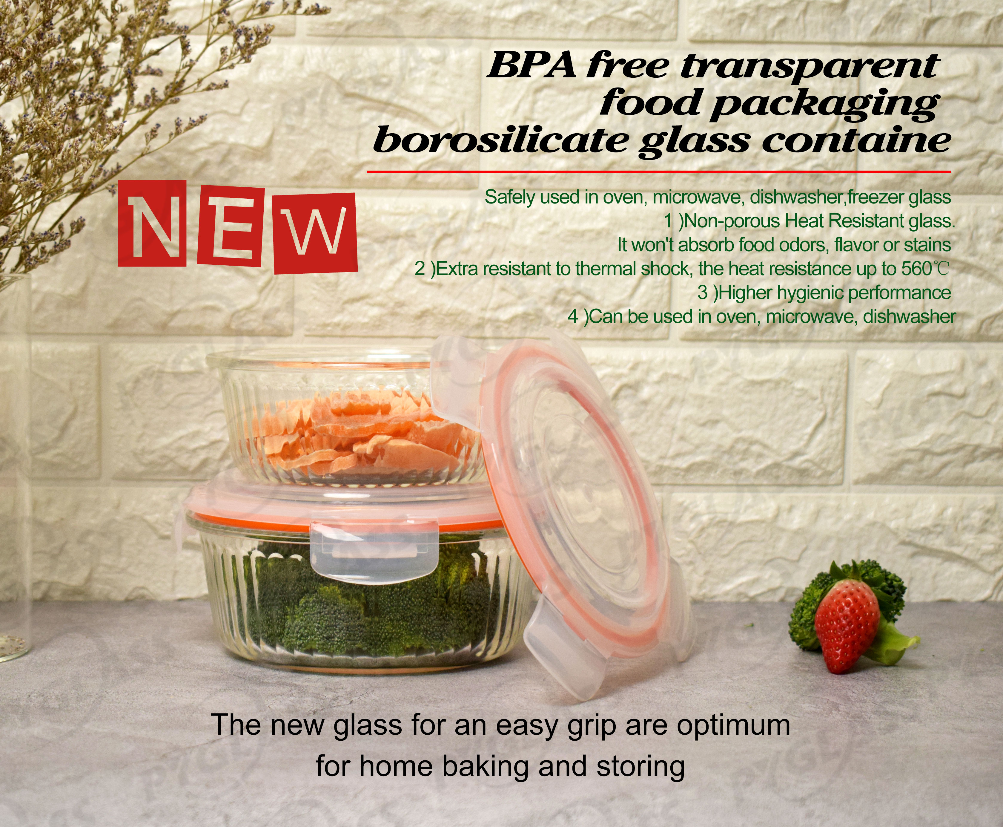 New Design Food Prep Containers with Lids Meal Prep -Product Overviews