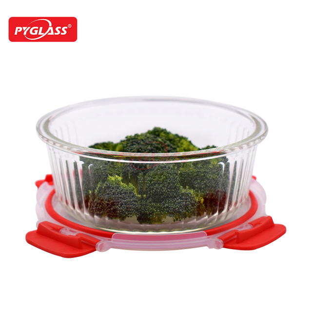 Glass Meal Prep Containers with Snap Locking Lids Glass Food Containers