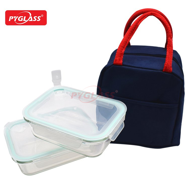 Glass Container Sets with Bag