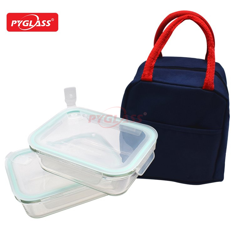 Glass Container Sets with Bag