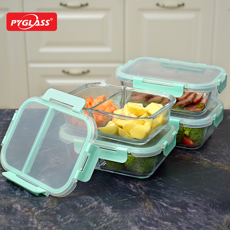 High Borosilicate Glass Meal Prep Containers