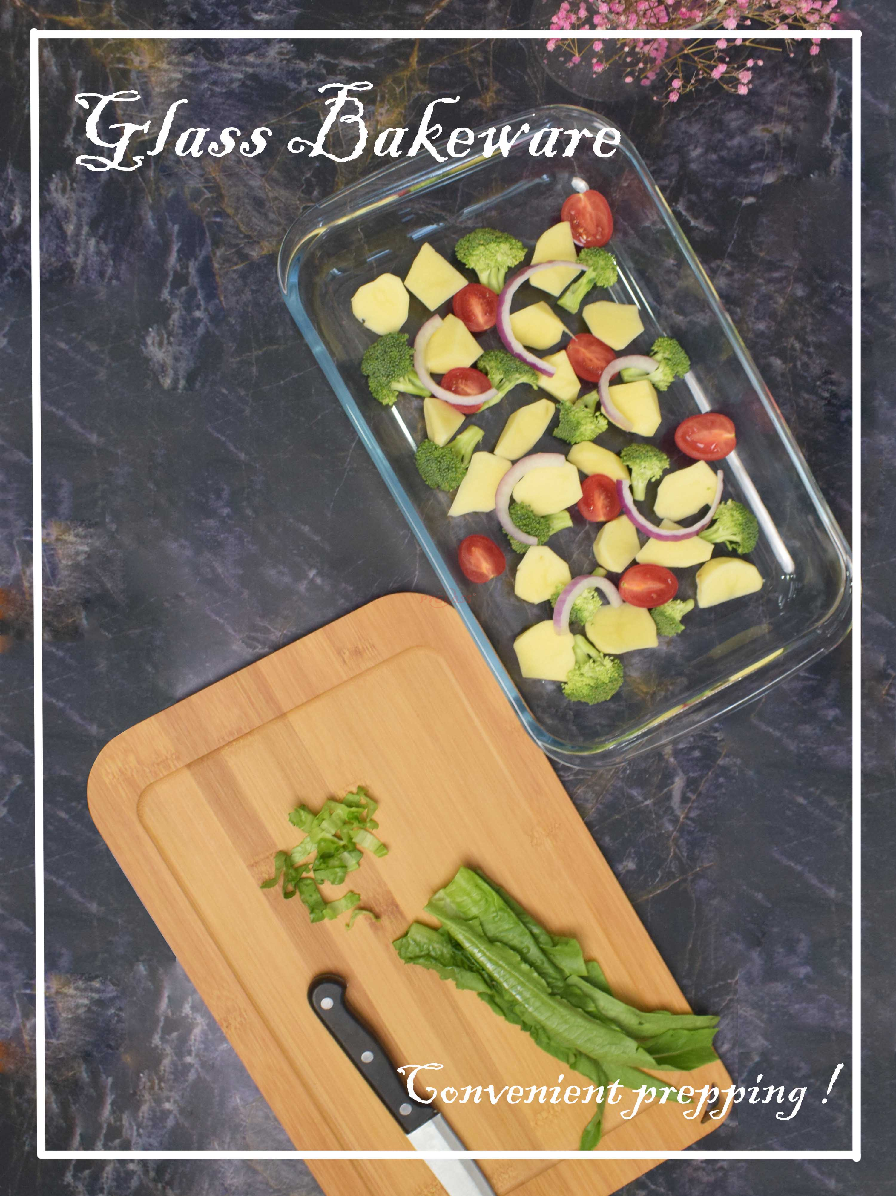 Glass Bking Dish with Eco-friendly Bamboo Lid -Product Overviews