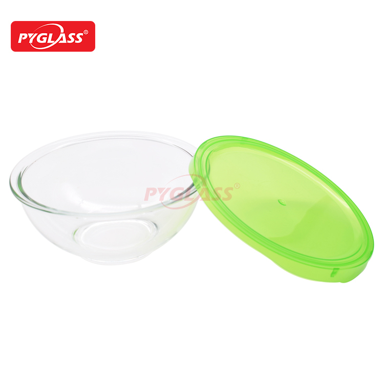 Glass Mixing Bowls with BPA Free PP Lids