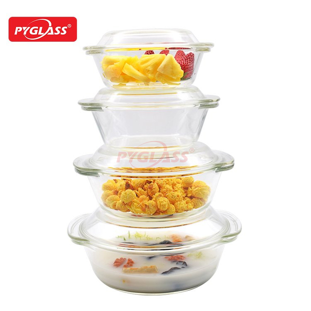 Round Glass Cookware