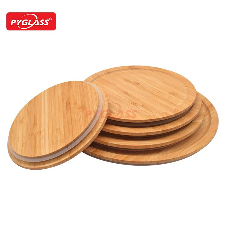 High Brosilicate Salad Bowl with Bamboo Lid