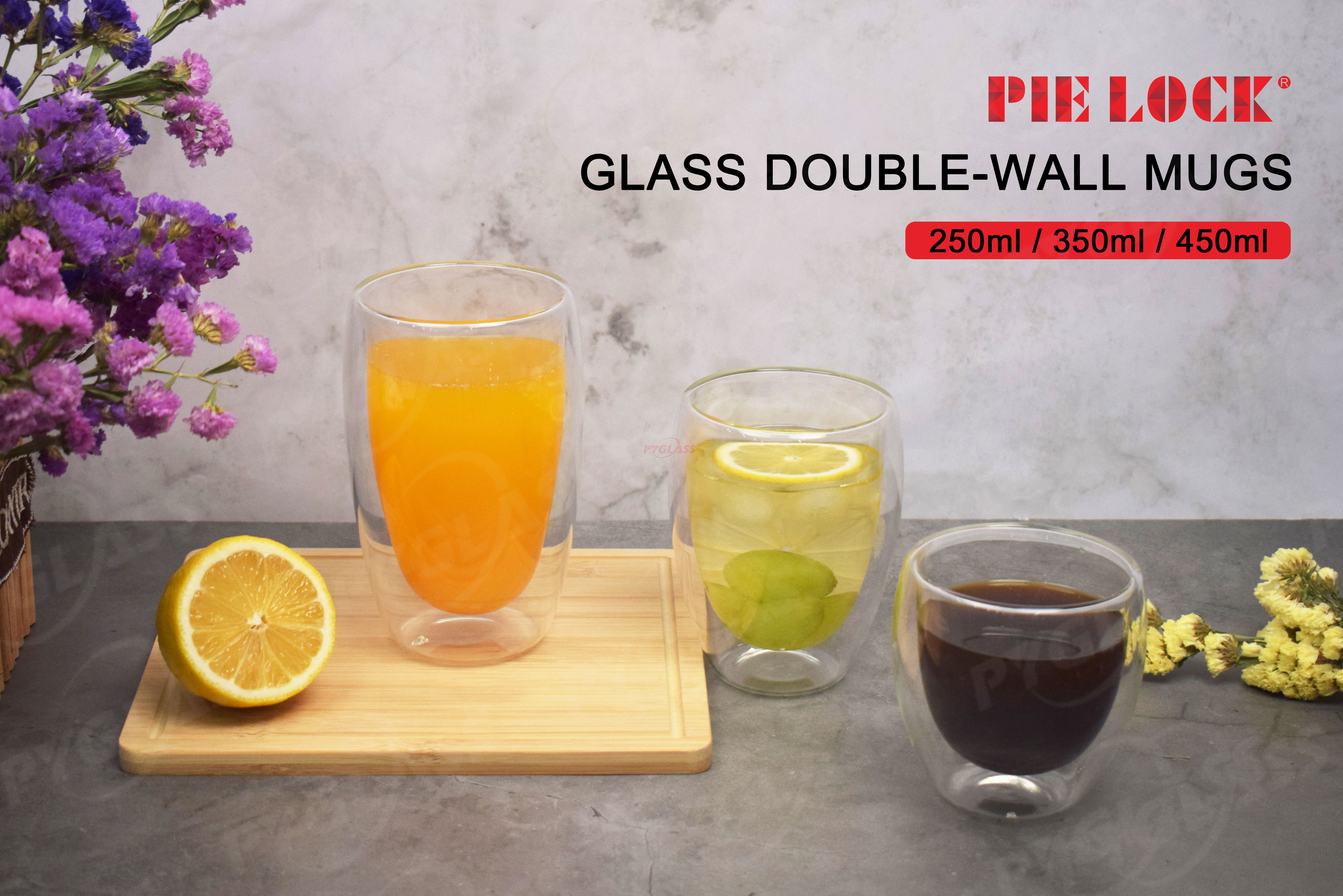 Glass Double Wall Insulated Cups -Product Description