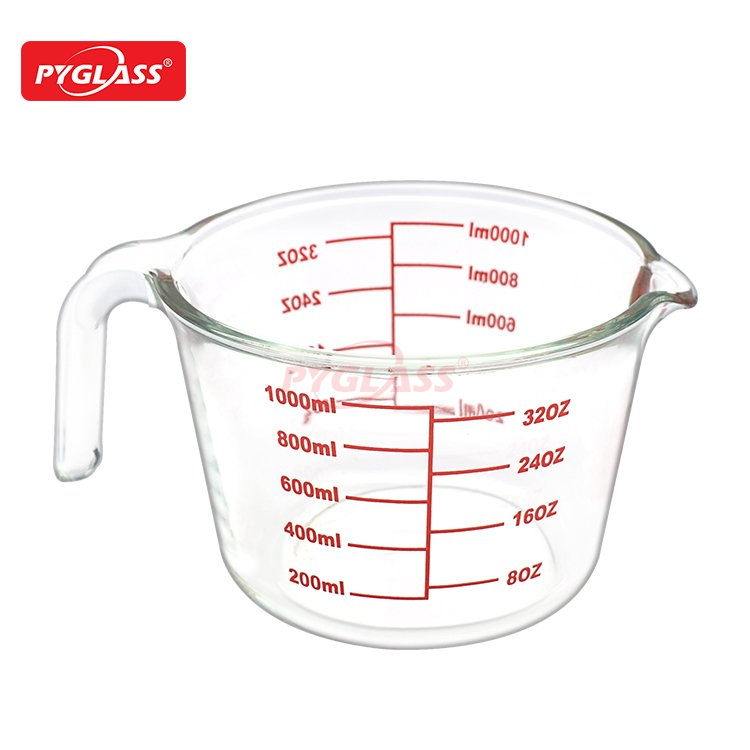 Microwave And Oven Safe Glass Measuring Cup