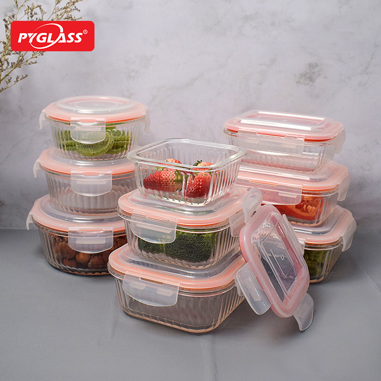 New Design Prep Naturals Glass Meal Prep Containers