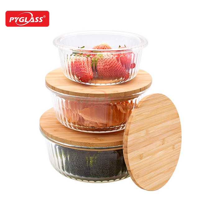 Ecofriendly Glass Containers for Food Storage with Lids