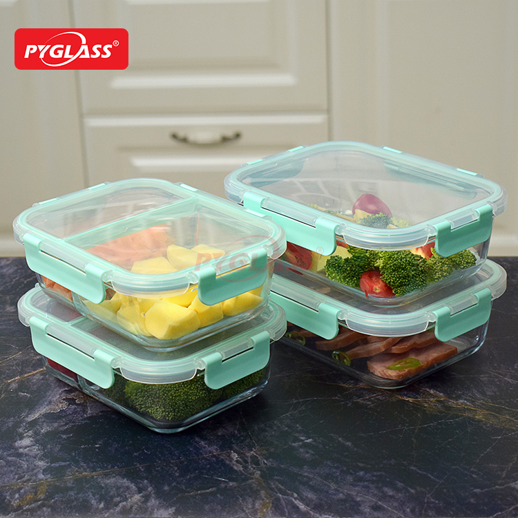 High Borosilicate Glass Meal Prep Containers