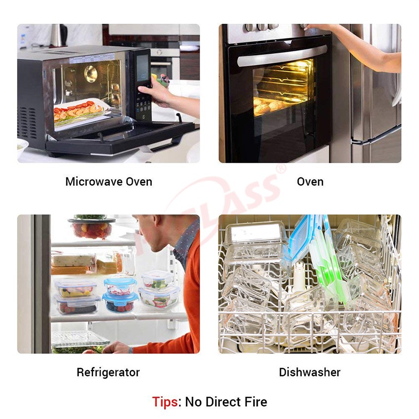 Freezer Safe Glass Food Storage Containers -Use and Care