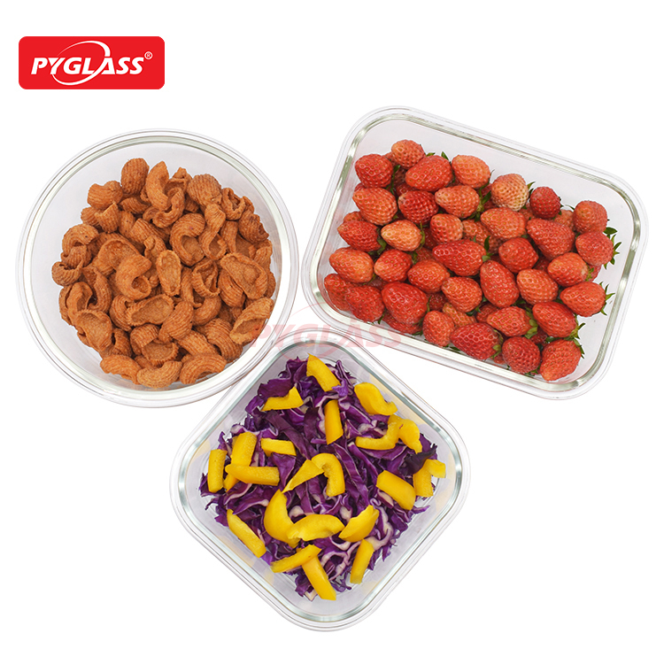 Glass Containers for Food Storage with BPA Free Lids