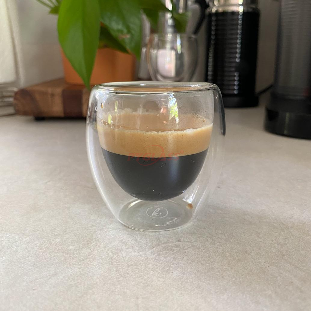 Customize Coffee Mug Drink Tumbler Double Wall Glass Cup