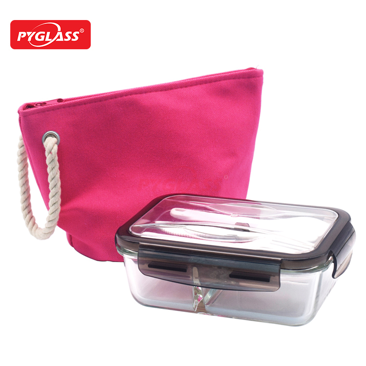 Glass Lunch Box with Reusable Bag