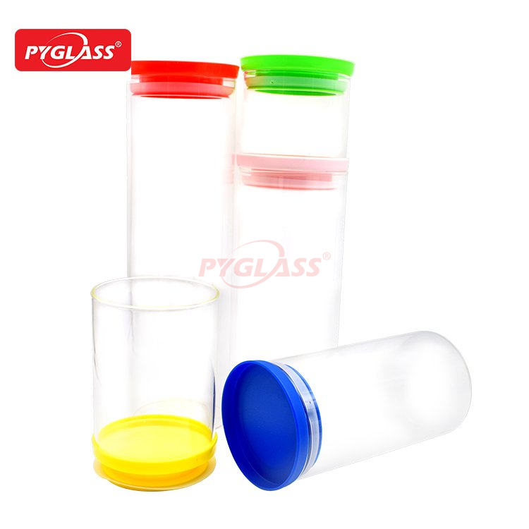 BPA Free Plastic Lid Glass Jar