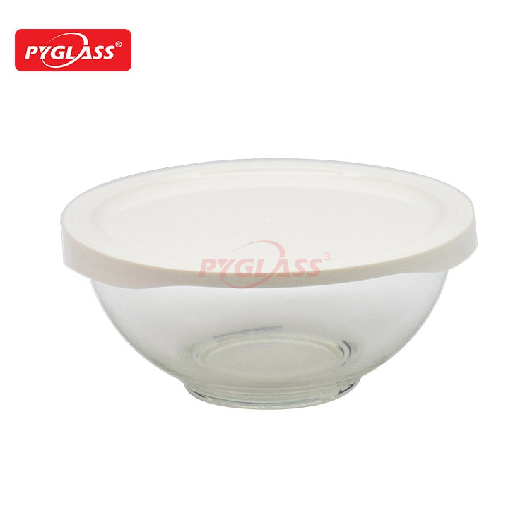 High Borosilicate Glass Mixing Bowl with Lid