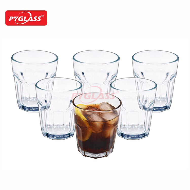 Glass Cups for Drinking Orange Juice