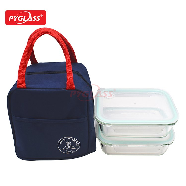 Glass Container Sets with Bag