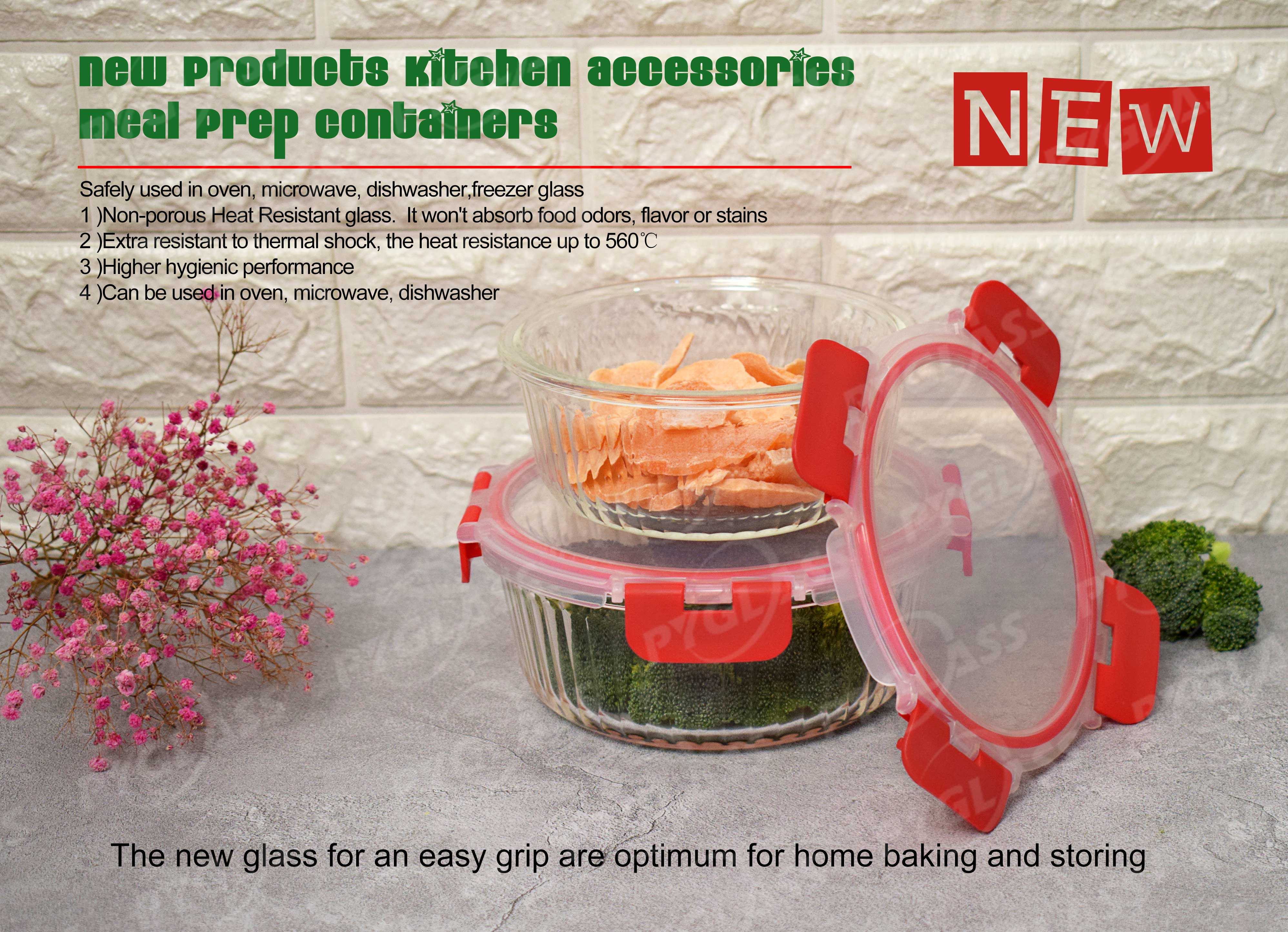 Freezer Safe Glass Food Storage Containers