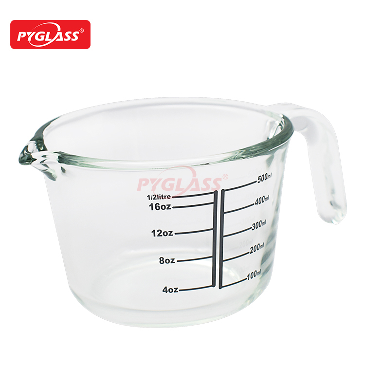 Glass Measuring Cup with PP Lid