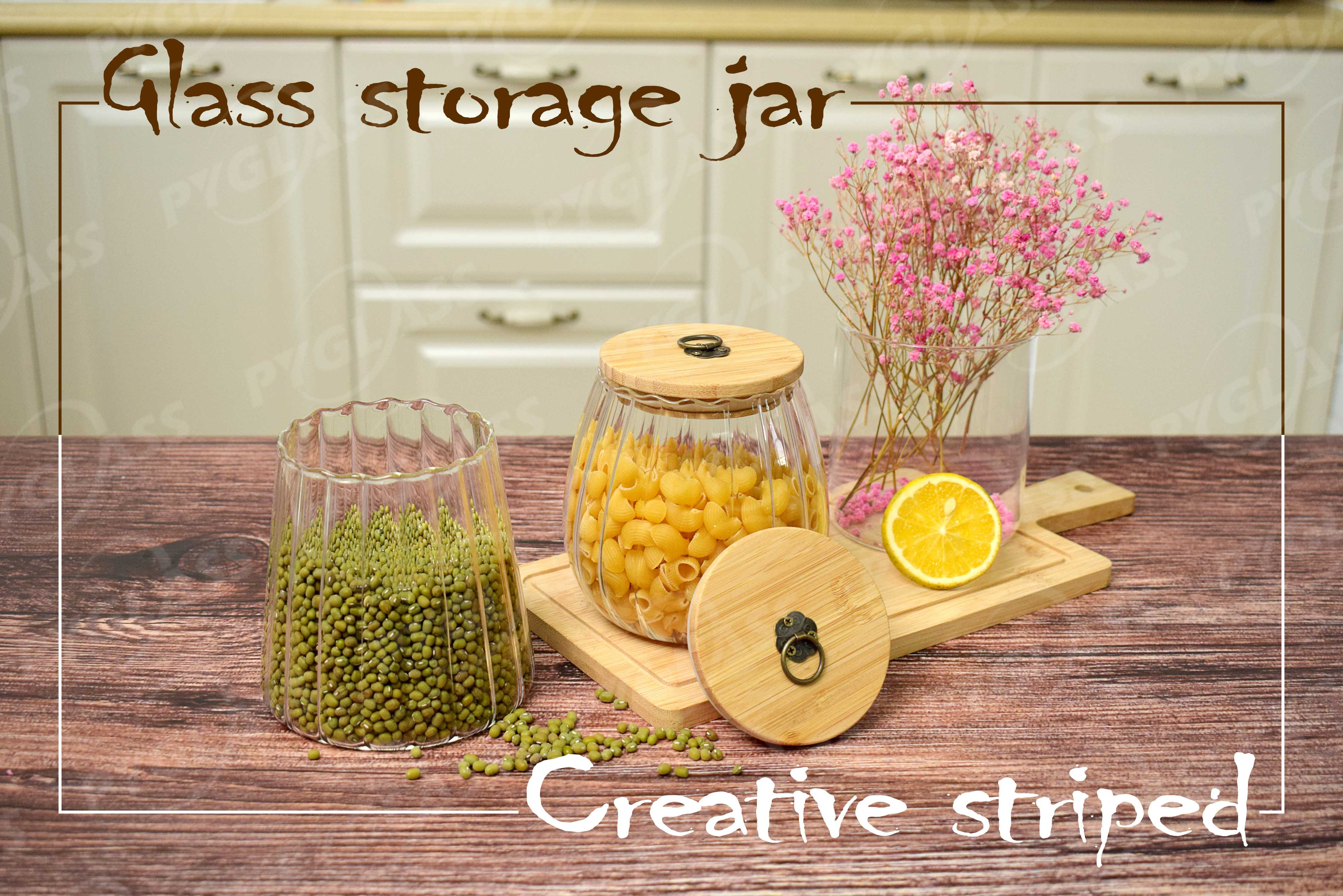 Glass Food Cereal Storage Spice Containers