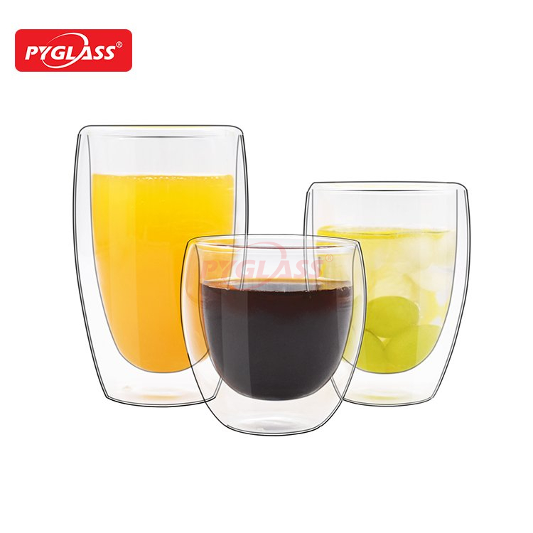 Glass Double Wall Insulated Cups