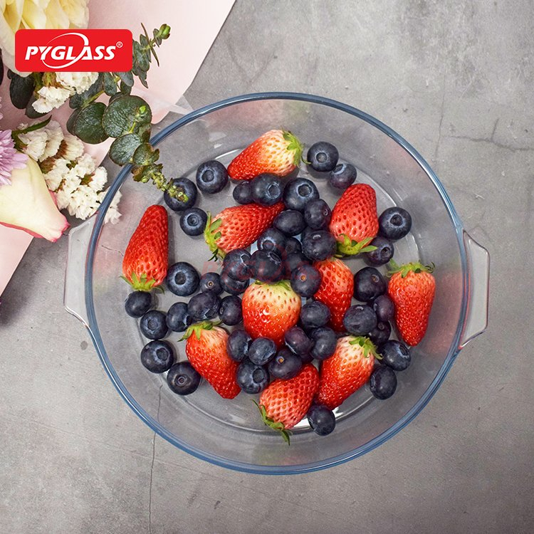 Durable Glass Bakeware with Iron Stand