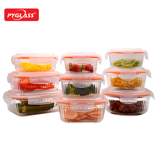 New Design Prep Naturals Glass Meal Prep Containers