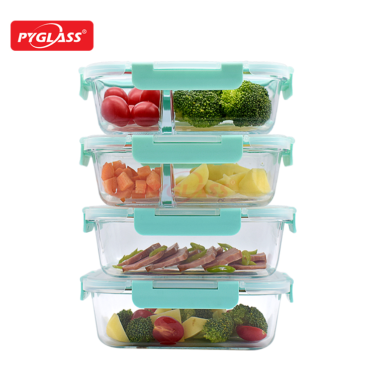 High Borosilicate Glass Meal Prep Containers
